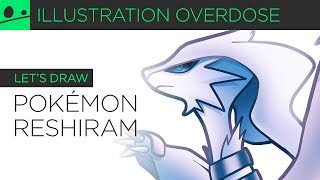 Lets Draw Pokemon 643  Reshiram [upl. by Ariaet913]