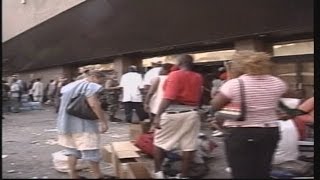 From the archives Raw look at the scene outside Superdome days after Katrina [upl. by Marylin]