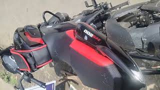 Bajaj Pulsar Ns seat cover and tank cover [upl. by Arnoldo]