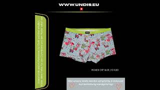 wwwundiseu Lustige bunte amp bequeme Boxershorts im Partnerlook für Männer Frauen amp Kinder [upl. by Russia]