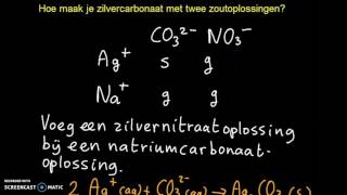 Toepassingen van neerslagreacties [upl. by Eloccin]