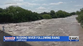 Flooding on Lampasas River [upl. by Aidil463]