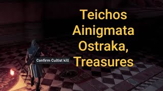 Assassins Creed Odyssey  Teichos of Herakles  Loot Treasure  Find Ainigmata Ostraka [upl. by Tada]