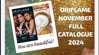 Oriflame November Full Catalogue 2024 [upl. by Annairba]