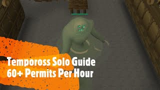 Tempoross Solo Guide  60 Permits Per HourWhy Cook Combat Achievement [upl. by Aicatsana800]