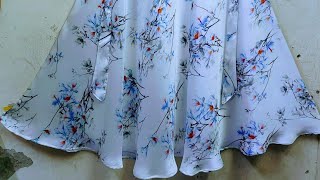 গাউন কাটিং كيفية قص الثوبসহজেই গাউন কাটিং করুন  gown cuttingki vabe gown cutting korben [upl. by Adleremse81]