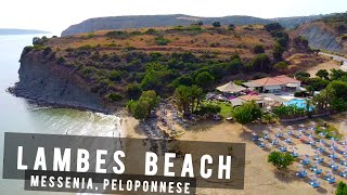 Lambes Beach Messenia Peloponnese  GREECE 🇬🇷 [upl. by Viva257]