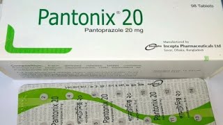 Pantonix 20 এর কাজ কি  Pantonix 20 ki kaj kore  Pantonix 20 How to use  প্যানটোনিক্স 20 কিসের ঔষধ [upl. by Tybie745]