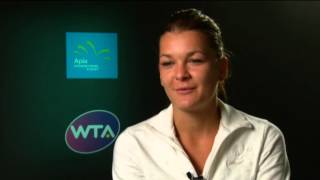 Agnieszka Radwanska On Winning 2013 Apia International Sydney Title [upl. by Allerie]