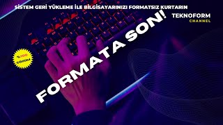 Sistem Geri Yükleme  Formatsız Windows Kurtarma [upl. by Nicolina]