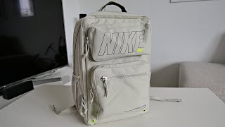 UnboxingReviewing The Nike Utility Speed Backpack On Body 4K [upl. by Grail]