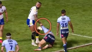 Ex NRL star Paul Vaughan facing seasonending ban after gee up charge for Super League incident [upl. by Lahsram885]