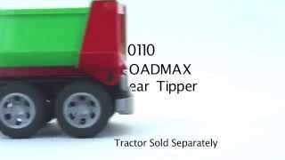 Bruder Toys ROADMAX Dumping Trailer 20110 [upl. by Enyt749]