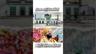 Mufti Salman Azhari🤩sambhal jama masjid ytshorts trending viral viralshorts [upl. by Ydissac]