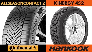 Continental AllSeasonContact 2 vs Hankook Kinergy 4S2 [upl. by Lucic]