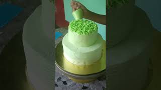 2 tier cake birthdaycake cakedecorating minivlog [upl. by Merla]