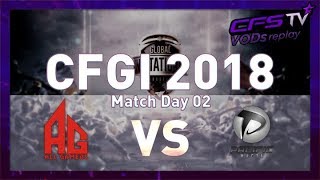 CFGI 2018 Day 2 All Gamers vs Pacific Macta [upl. by Bel77]