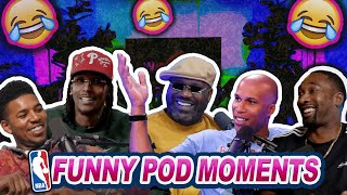 LOL Funny NBA Player Pod Moments [upl. by Bergen]