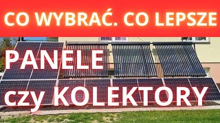 FOTOWOLTAIKA czy KOLEKTORY SŁONECZNE Co Wybrać Porównanie Dwóch Instalacji Tania Energia Deye [upl. by Flora13]