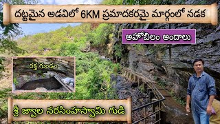 శ్రీ జ్వాల నరసింహస్వామి ఆలయం  దట్టమైన అడవిలో 6km పాదయాత్ర  Sri Jwala Narasimha Swamy  Ahobilam [upl. by Enyalaj]