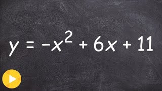 How do you convert from standard form to vertex form of a quadratic [upl. by Trumann]