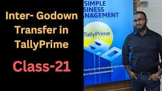 Inter Godown Transfer in TallyPrimeClass21 muhaajirit tallyprime tally accountingsoftware [upl. by Lekkim345]