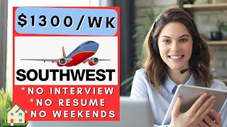 Southwest is Hiring Multiple Remote Jobs No Interview No Resume No Phone Work From Home Jobs 2024 [upl. by Eva]