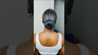 Slick back tutorial hairstyle 4chair howtostylenaturalhair haircare hairtutorial hairstyling [upl. by Rap324]