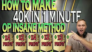 HOW I MADE 40K COINS IN 2 MINS IN FIFA 22  INSANE TRADING METHOD  CRAZY RETURN [upl. by Kado428]