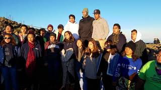 Haleakala Sunrise On Maui Part 1 Amazing Hawaiian High Shool Choir [upl. by Macmullin415]