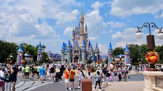 Magic Kingdom 2024 Fast Summer Day Walkthrough in 4K  Walt Disney World Orlando Florida August 2024 [upl. by Georgianne]