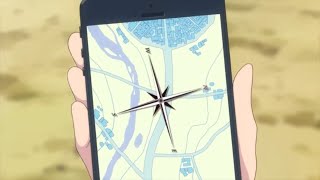 In another world with my smartphone episode 1 English dub Touya has a upgraded GPS system [upl. by Weksler433]