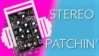 Stereo patching with Mimeophon Skew Ping Pong and Swap  Make Noise [upl. by Anib]