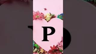 P name letter ❤ next which one Do comment viralvideo lets me kasturi short😎😍☺ [upl. by Rudin]