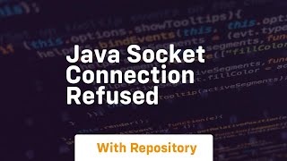 java socket connection refused [upl. by Ahseinet]