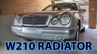 MercedesBenz W210 Changing a Radiator [upl. by Philana446]