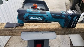 Multicortadora oscilante à bateria 12V Makita TM30DZ  REVIEW E TESTE [upl. by Newton]