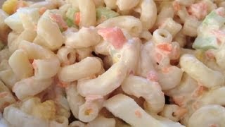 Easy Homemade Macaroni Salad  Macaroni Salad Recipes [upl. by Ignatia]