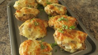 Recette 33 Pommes de Terre farcies et gratinées au four  Twice Baked Potatoes [upl. by Yrakcaz]