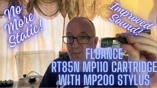 Fluance RT85N Nagaoka MP200 Stylus on MP110 Body JNP200 [upl. by Minta400]