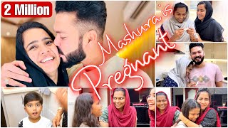 Mashura Is PREGNANT🤰 Family REACTIONS 🤩  Mashura  Basheer Bashi  Suhana [upl. by Gilbertina]