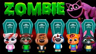 Poppy PlayTime Zombie and Tom \ My talking Tom and Friends [upl. by Ylenats]