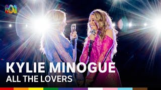 Kylie Minogue with Dannii Minogue  All The Lovers  Live amp Proud Sydney WorldPride Opening Concert [upl. by Yelwah499]