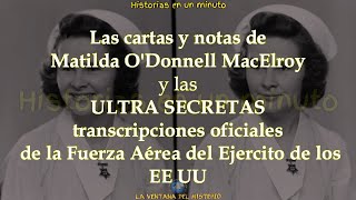 Prisión Extraterrestre Matilda ODonnell Roswell Vídeo Recuperado [upl. by Annaej]