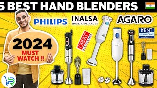 5 Best Hand Blender in India 2024  Best Hand Blender 2024  Best Hand Blender [upl. by Llertnac477]