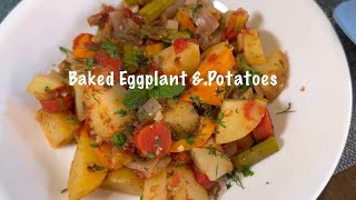 Baked Eggplant amp Potatoes  Gerson Therapy Meal [upl. by Littlejohn831]