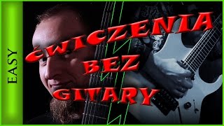 Lekcje gry na gitarze cwiczenia bez gitary [upl. by Grishilde]