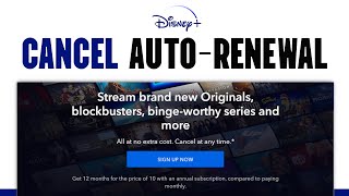 How To Cancel Auto Renewal on Disney Plus 2024 [upl. by Mendy366]