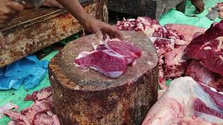 beef meat cutting skills [upl. by Sinnard]