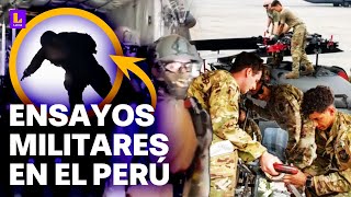 Militares de Ecuador realizan ensayos en tierras peruanas Llegan aviones de carga de Estados Unidos [upl. by Divadnhoj]